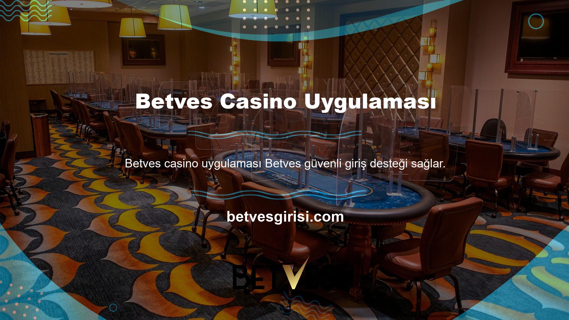 Oynamaya başlamadan önce casino uygulamasını indirebilirsiniz
